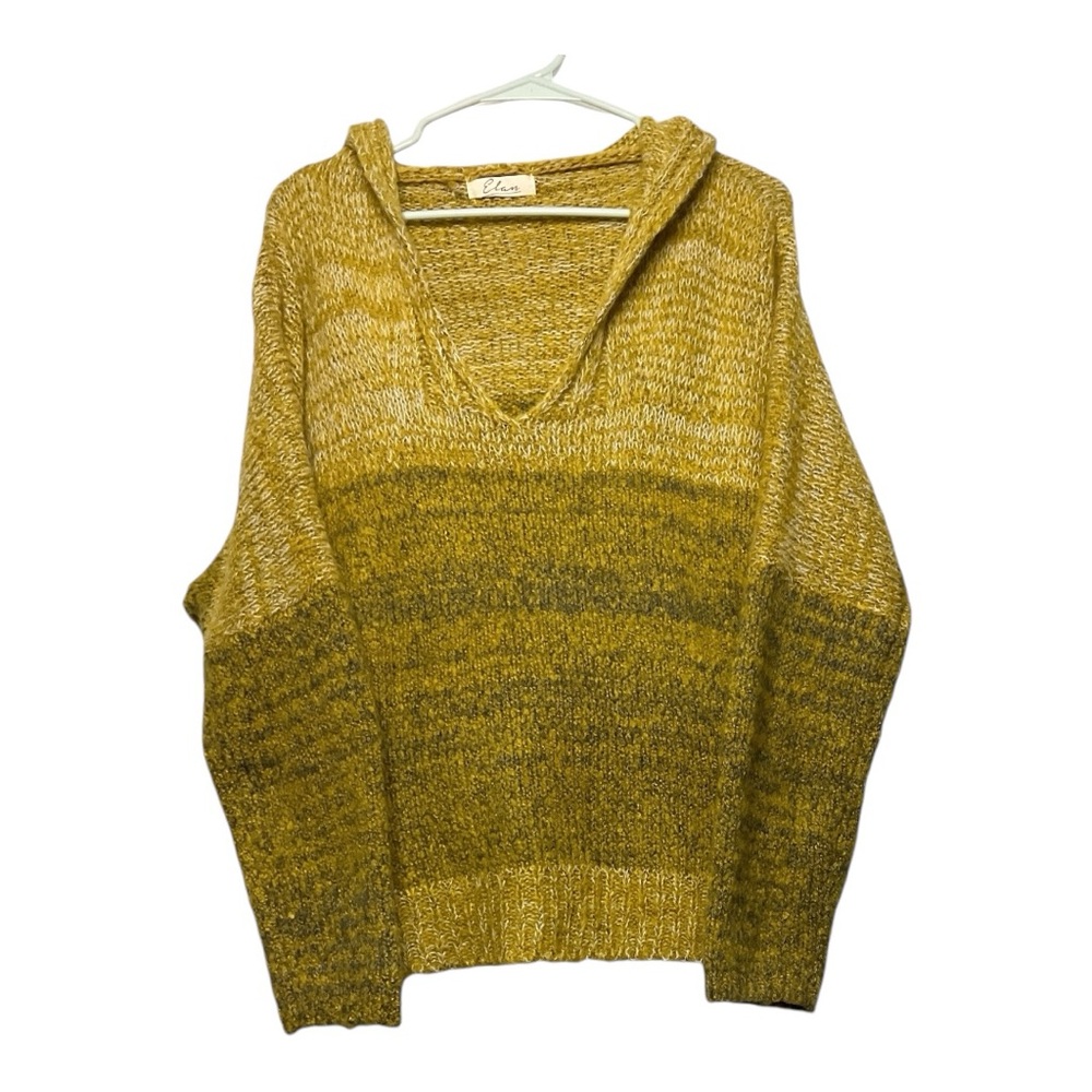 Women’s NWOT Elan knit sweater with hood, size small